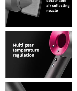 NovaVibe Secador de pelo iónico · Profesional liviano