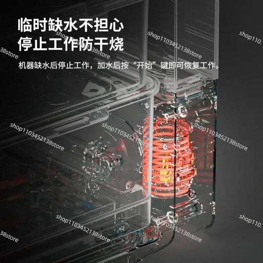 VaporFold Vaporizador eléctrico plegable · Buffet de triple bandeja