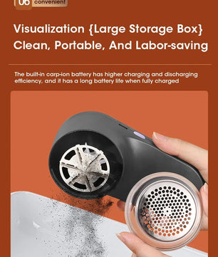 Quitapelusas eléctrico SoftGuard · Recargable USB