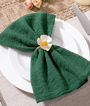 SoftHue Servilletas de algodón 32×32 cm · Set de 6 piezas reutilizables