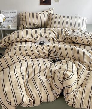 Cubrecama Midnight Desert · Beige & Negro