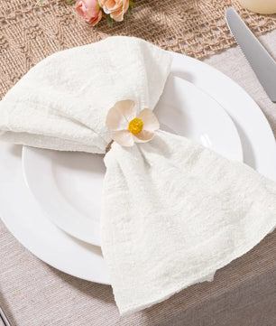 SoftHue Servilletas de algodón 32×32 cm · Set de 6 piezas reutilizables