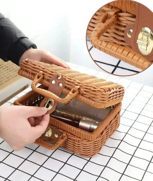 OakTrail Picnic · Maleta de ratán tejida