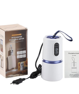 WarmShell Secador de ropa portátil · Manos libres con enchufe chileno