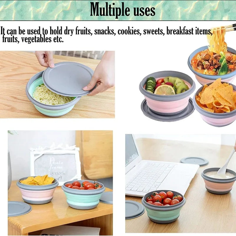Set de 3 Bowls para Camping o Exteriores