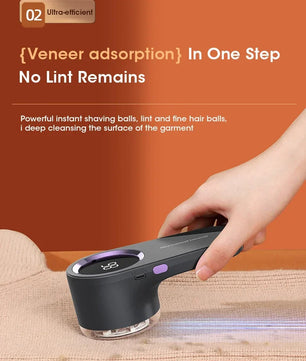 Quitapelusas eléctrico SoftGuard · Recargable USB