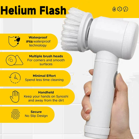 Cepillo de limpieza eléctrico multiusos, utensilios de cocina, cepillos para el cabello, escoba de baño, inodoro, fregonas giratorias inalámbricas para el hogar