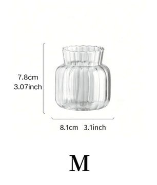 Florero de vidrio Crystal Reed · Transparente