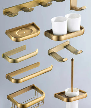 Set de baño Golden Heritage · Dorado Envejecido