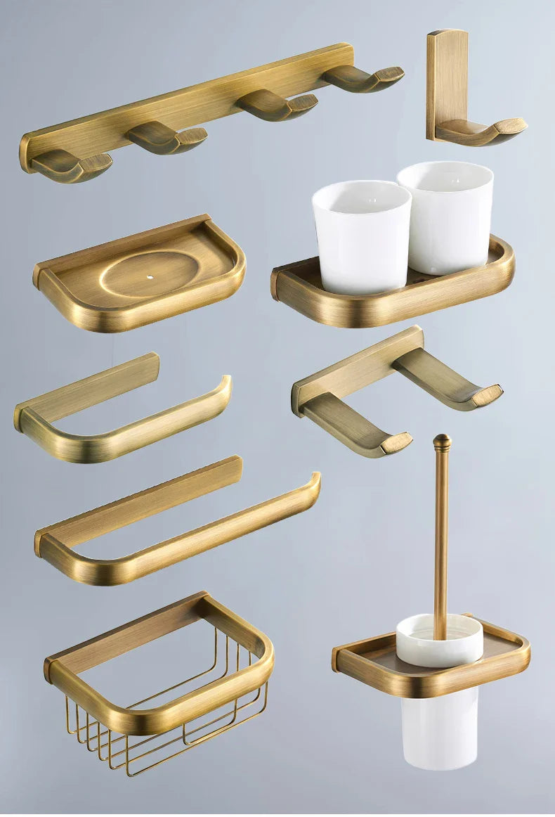 Set de baño Golden Heritage · Dorado Envejecido
