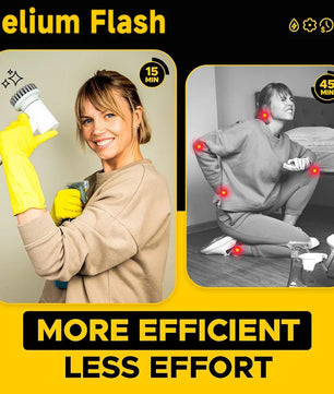 Helium Flash Brush Cepillo eléctrico multiuso inalámbrico · 5 cabezales intercambiables