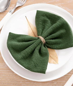 SoftHue Servilletas de algodón 32×32 cm · Set de 6 piezas reutilizables