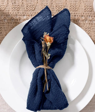 SoftHue Servilletas de algodón 32×32 cm · Set de 6 piezas reutilizables