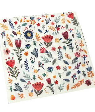 Servilletas Bloom & Brunch · 16,5 x 16,5 cm en papel premium