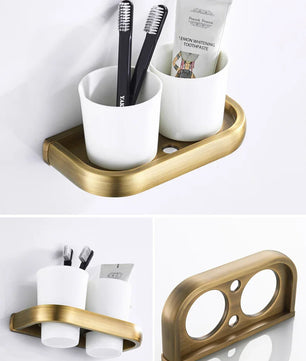 Set de baño Golden Heritage · Dorado Envejecido