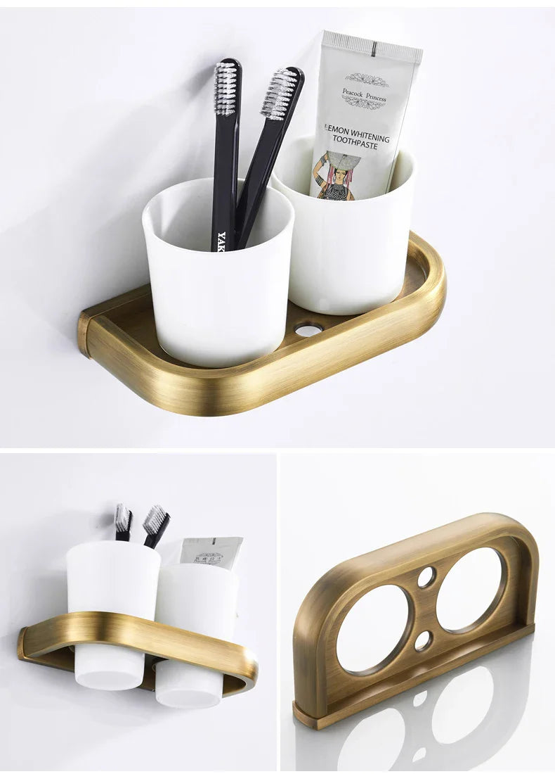 Set de baño Golden Heritage · Dorado Envejecido