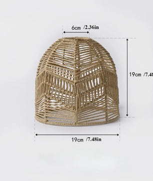 Lámpara colgante bambú