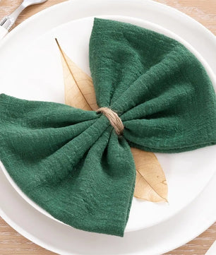 SoftHue Servilletas de algodón 32×32 cm · Set de 6 piezas reutilizables